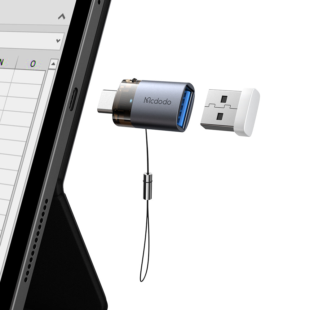 Adapter OTG USB-C - USB-A McDodo OT-7400, Czarny