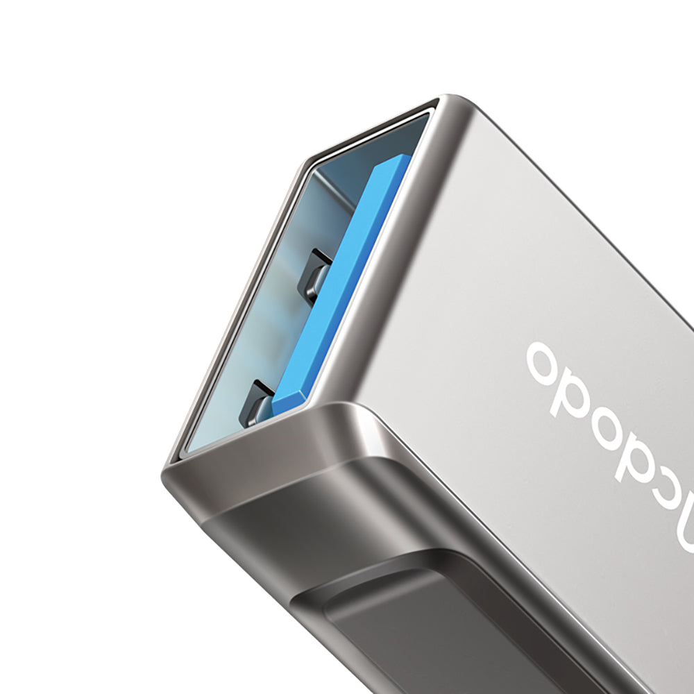 Adapter OTG USB-C - USB-A McDodo OT-8730, Szary