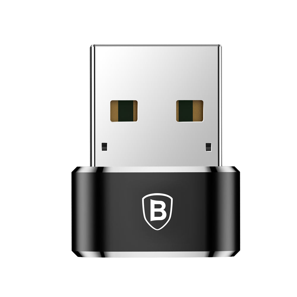 Adapter Danych i Ładowania USB-C - USB-A Baseus, Czarny CAAOTG-01