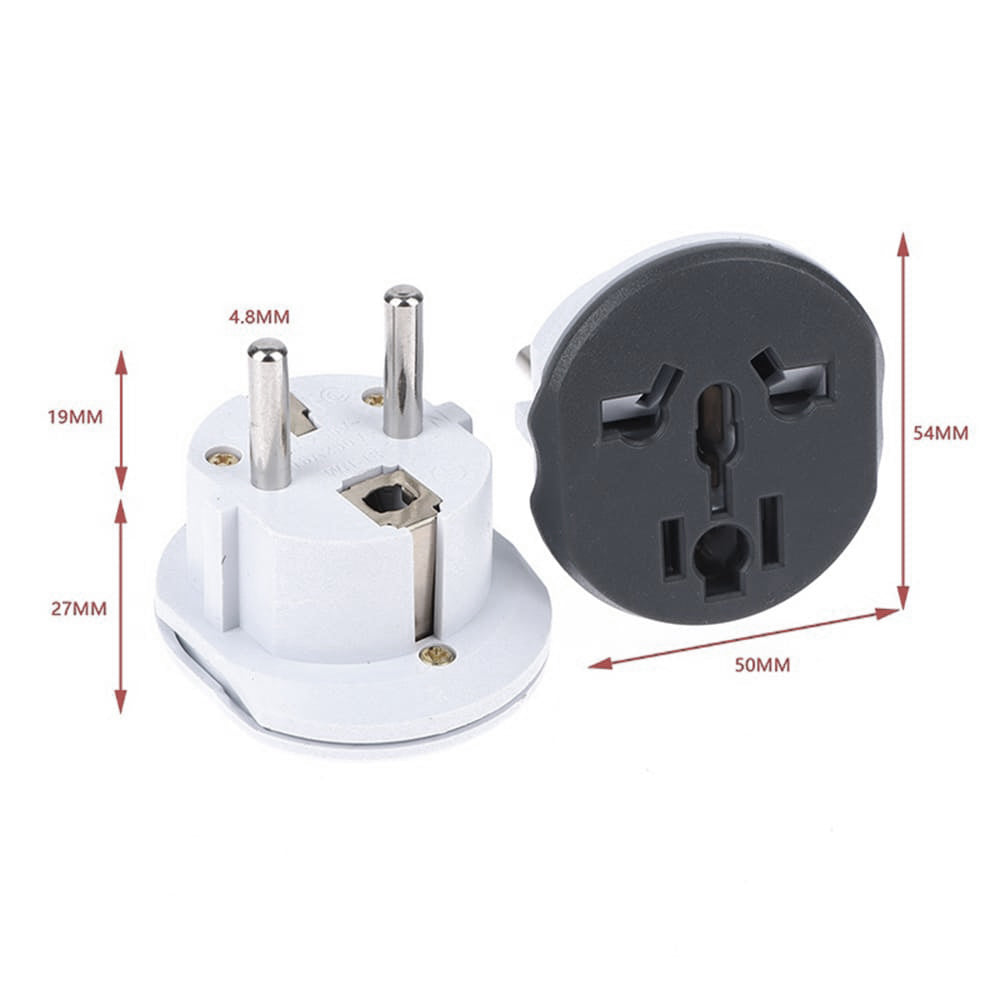 Adapter sieciowy Techsuit C529 UK / US / AU - EU, Biały