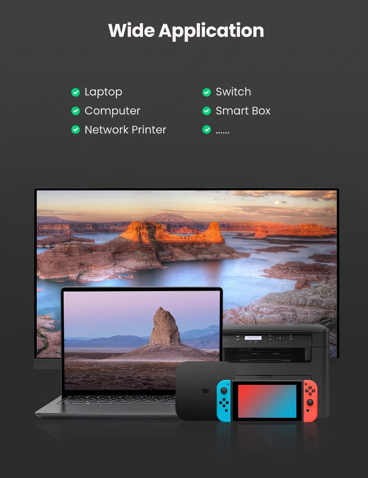 Karta Sieciowa UGREEN CM209, RJ45, USB, Szara