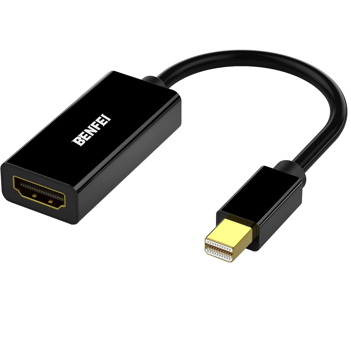 Adapter wideo Benfei, MiniDisplayPort - HDMI, 1080P, Czarny