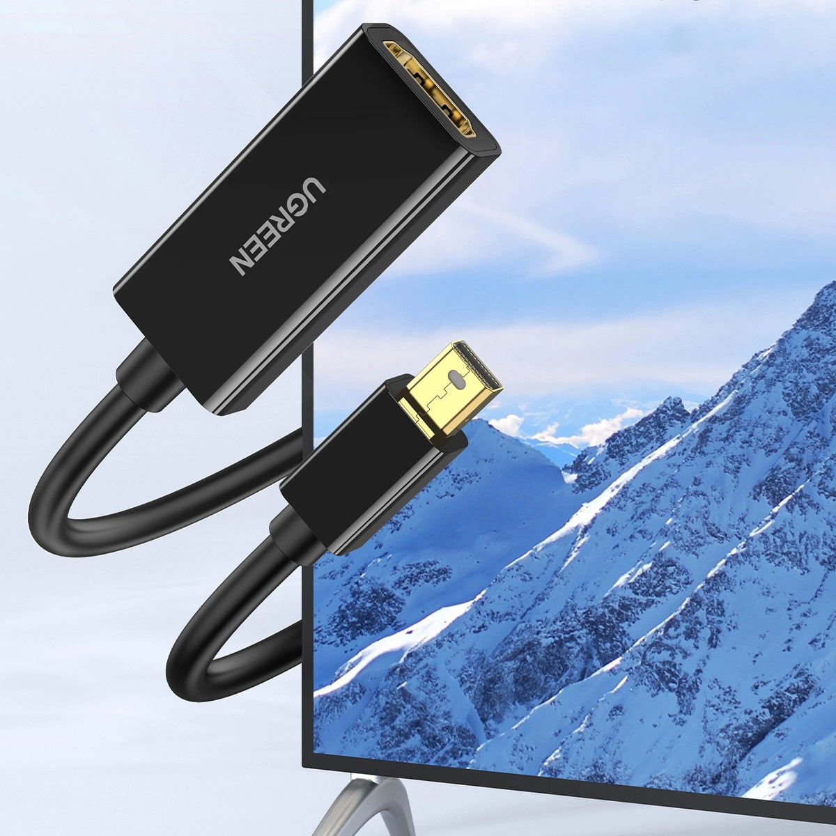 Adapter wideo UGREEN MD112, MiniDisplayPort - HDMI, 4K, czarny