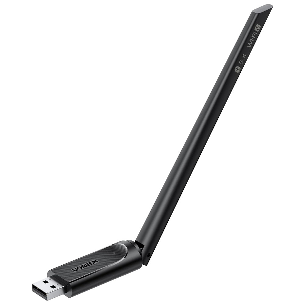 Adapter bezprzewodowy UGREEN AX900 (75109), Dual Band, Wi-Fi 6, 600Mbps, Czarny