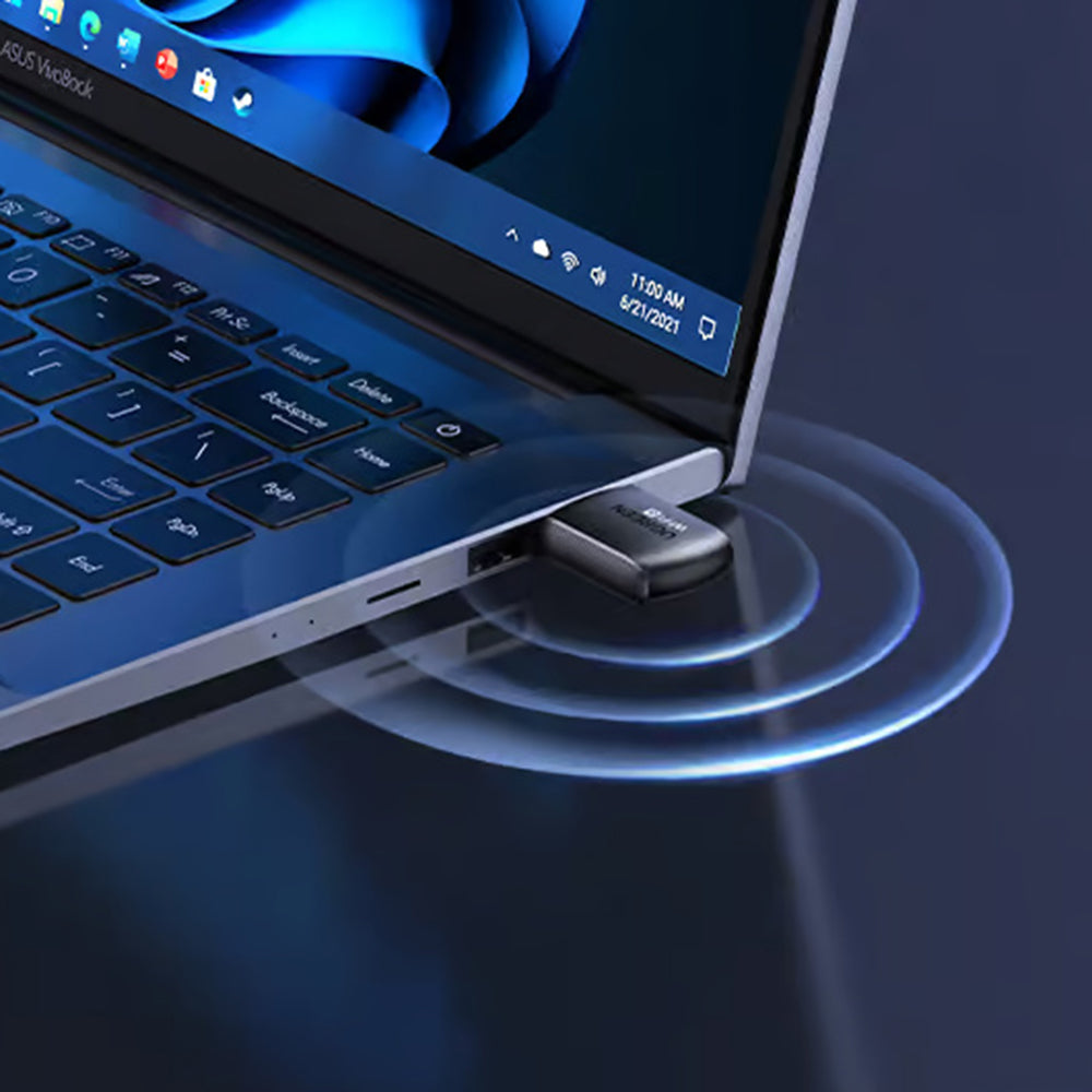 Adapter bezprzewodowy UGREEN CM762 (35264), Dual Band, Wi-Fi 6, 600Mbps, Czarny