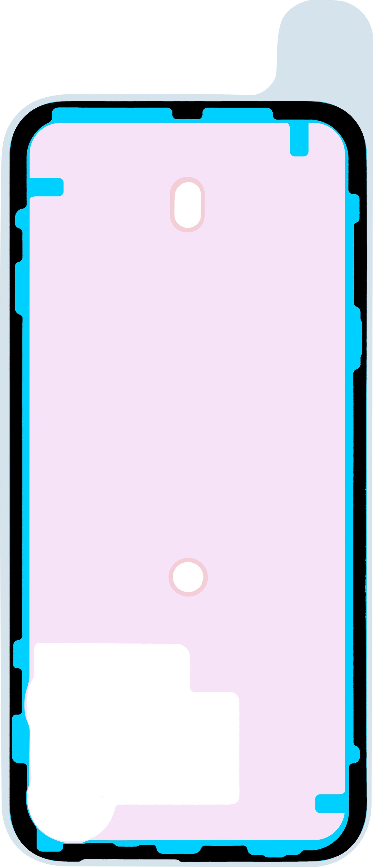 Klej do obudowy baterii Apple iPhone 15 Pro Max, zestaw serwisowy 923-09191