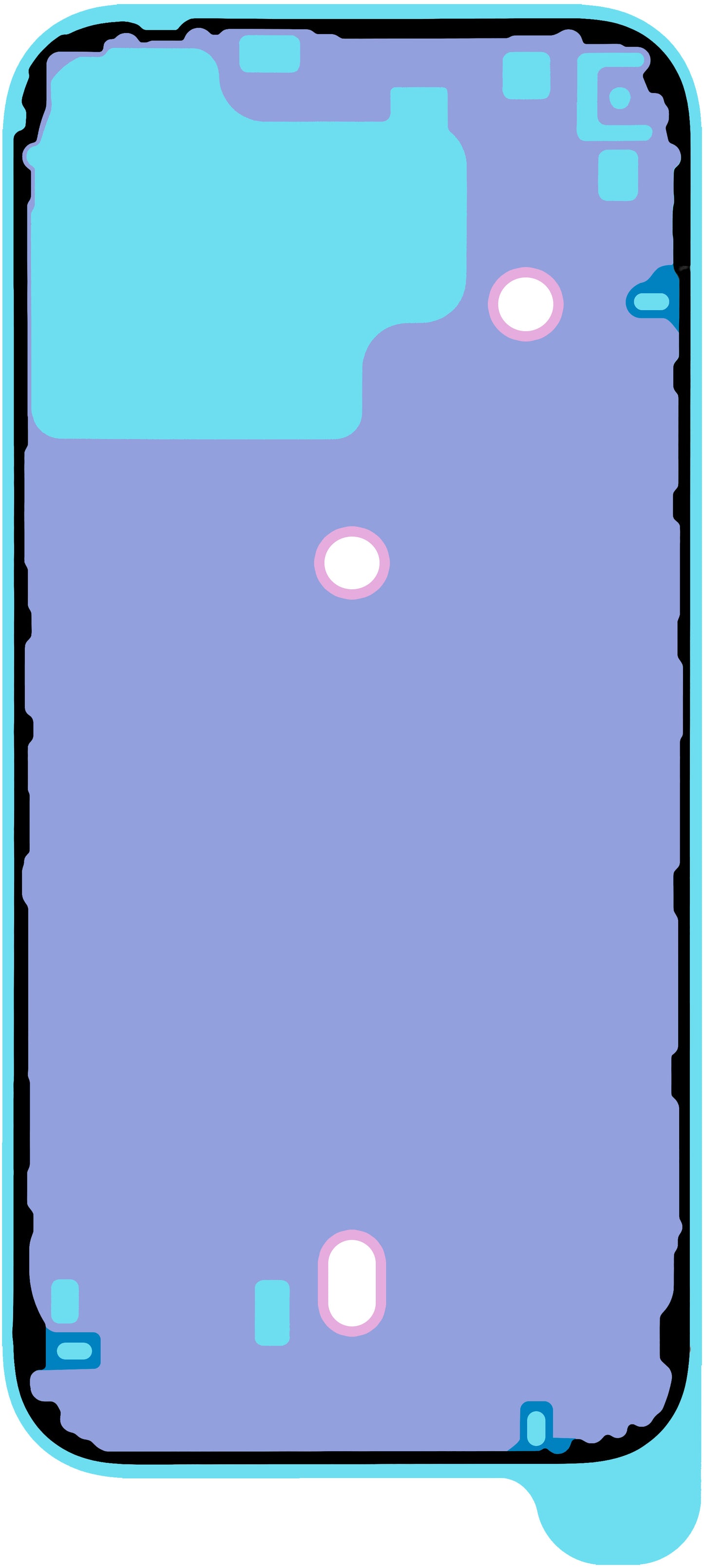 Klej do obudowy baterii Apple iPhone 16 Pro Max, zestaw serwisowy 923-11072