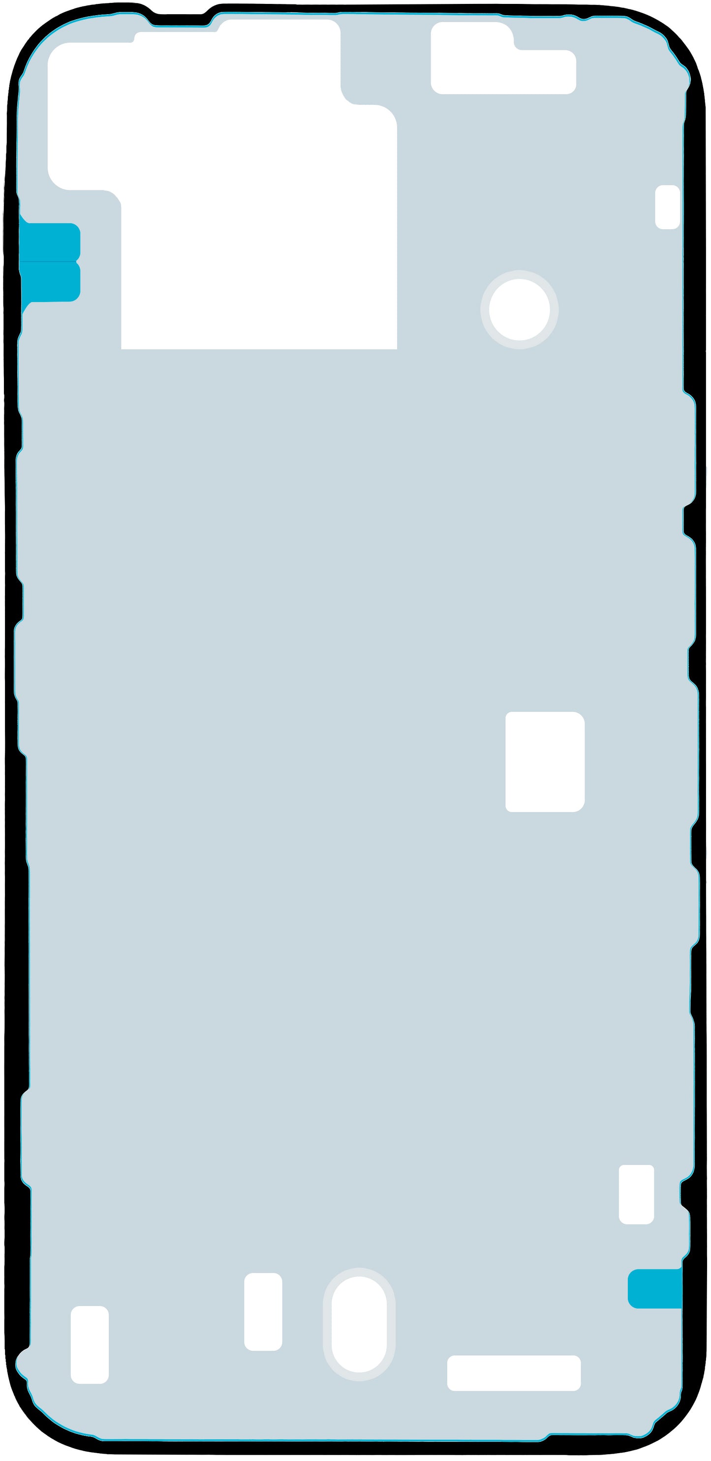 Klej do obudowy baterii Apple iPhone 14, Service Pack 923-08091