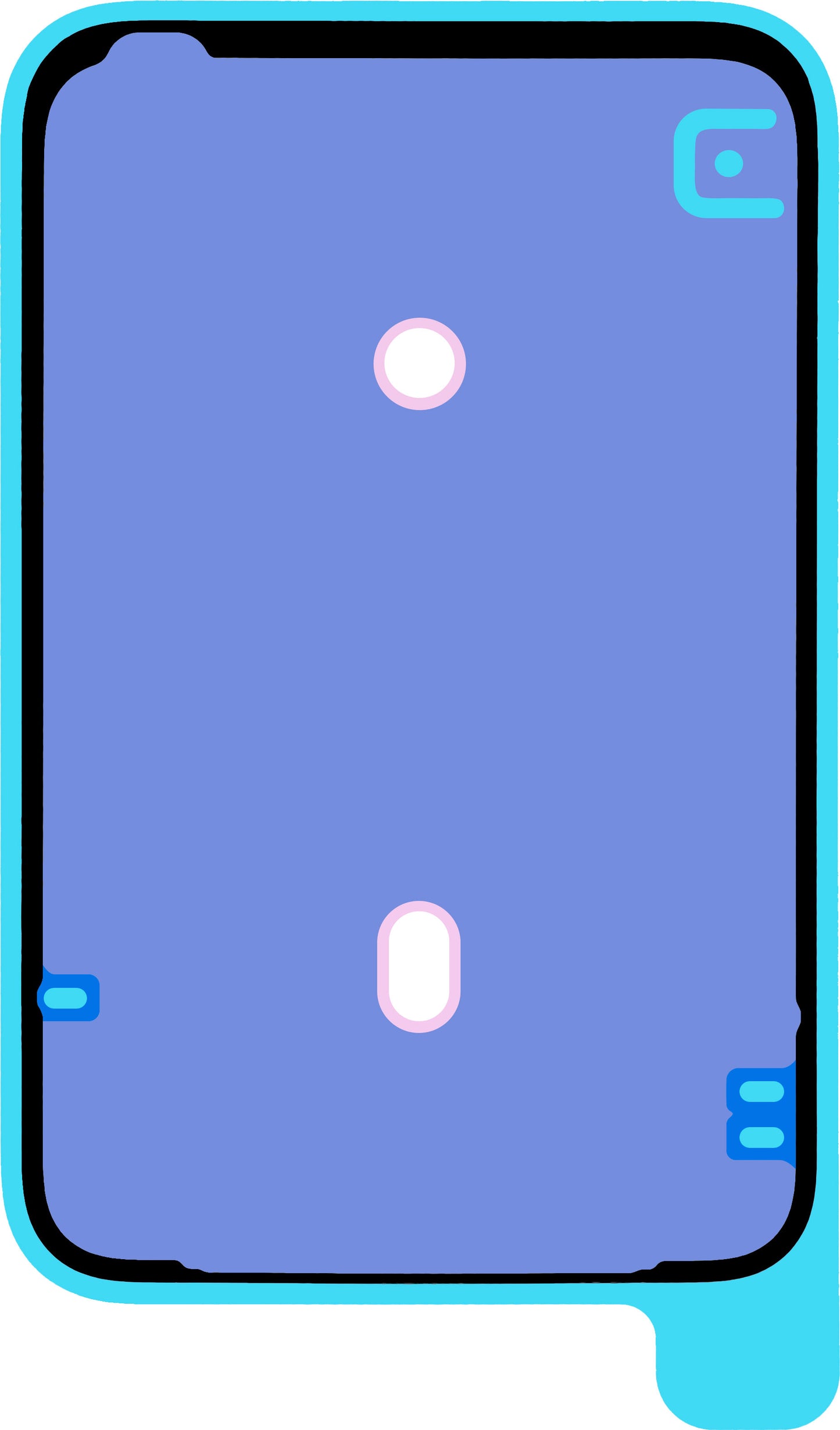 Klej do obudowy baterii Apple iPhone 17 Pro Max, zestaw serwisowy 923-12859