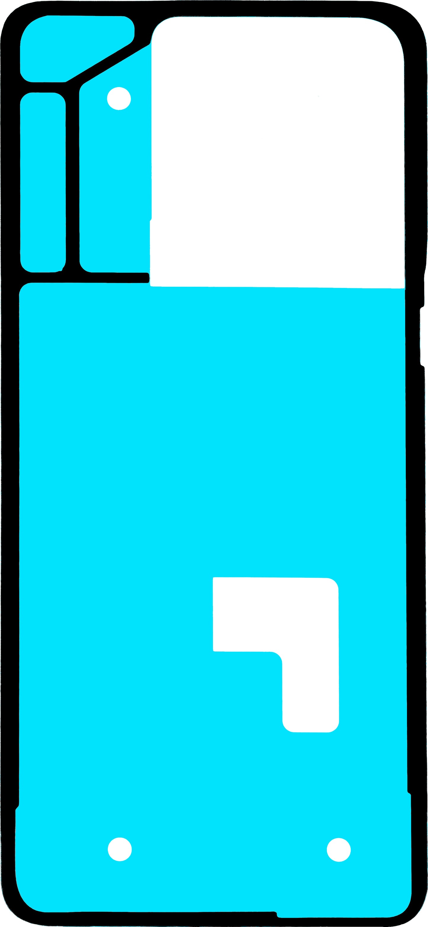 Klej do obudowy baterii Motorola Edge 50 Pro, zestaw serwisowy 5D78C24171