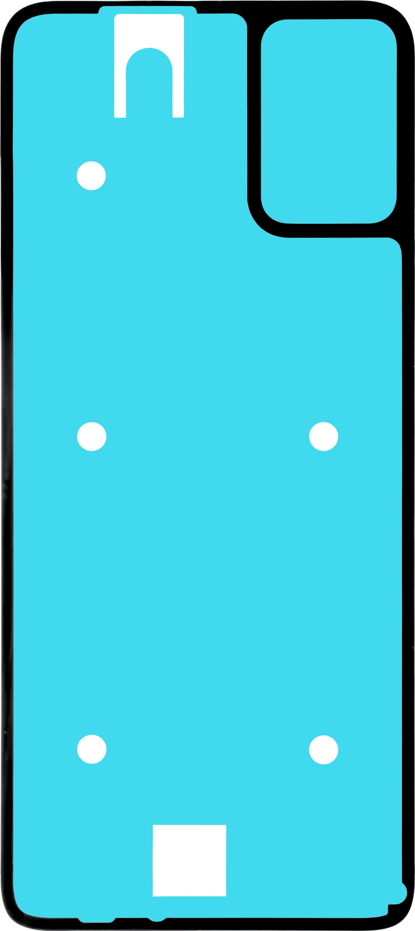 Battery Cover Adhesive for Motorola Moto E22i / E22, Service Pack 5D78C21629