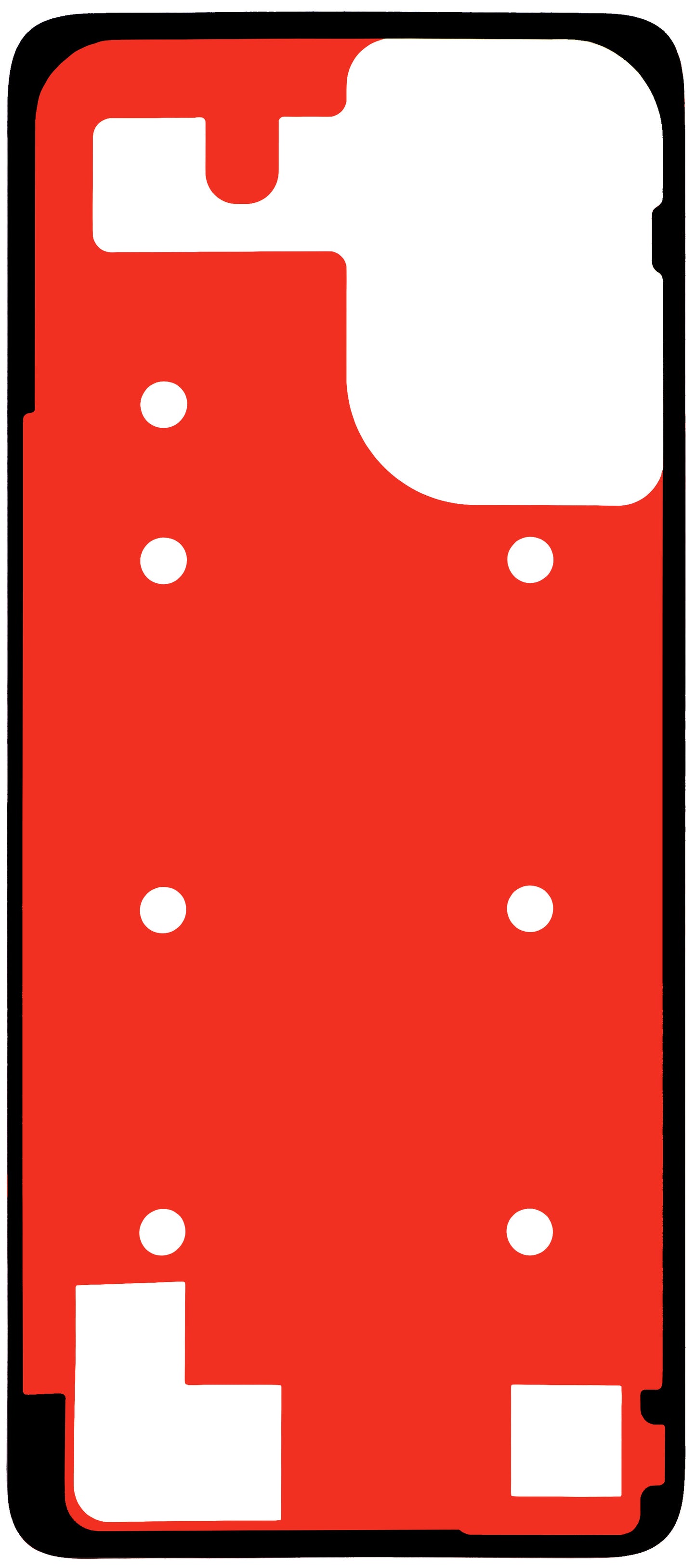 Klej do obudowy baterii Motorola Moto G06 Power / G06, zestaw serwisowy 5948C31280