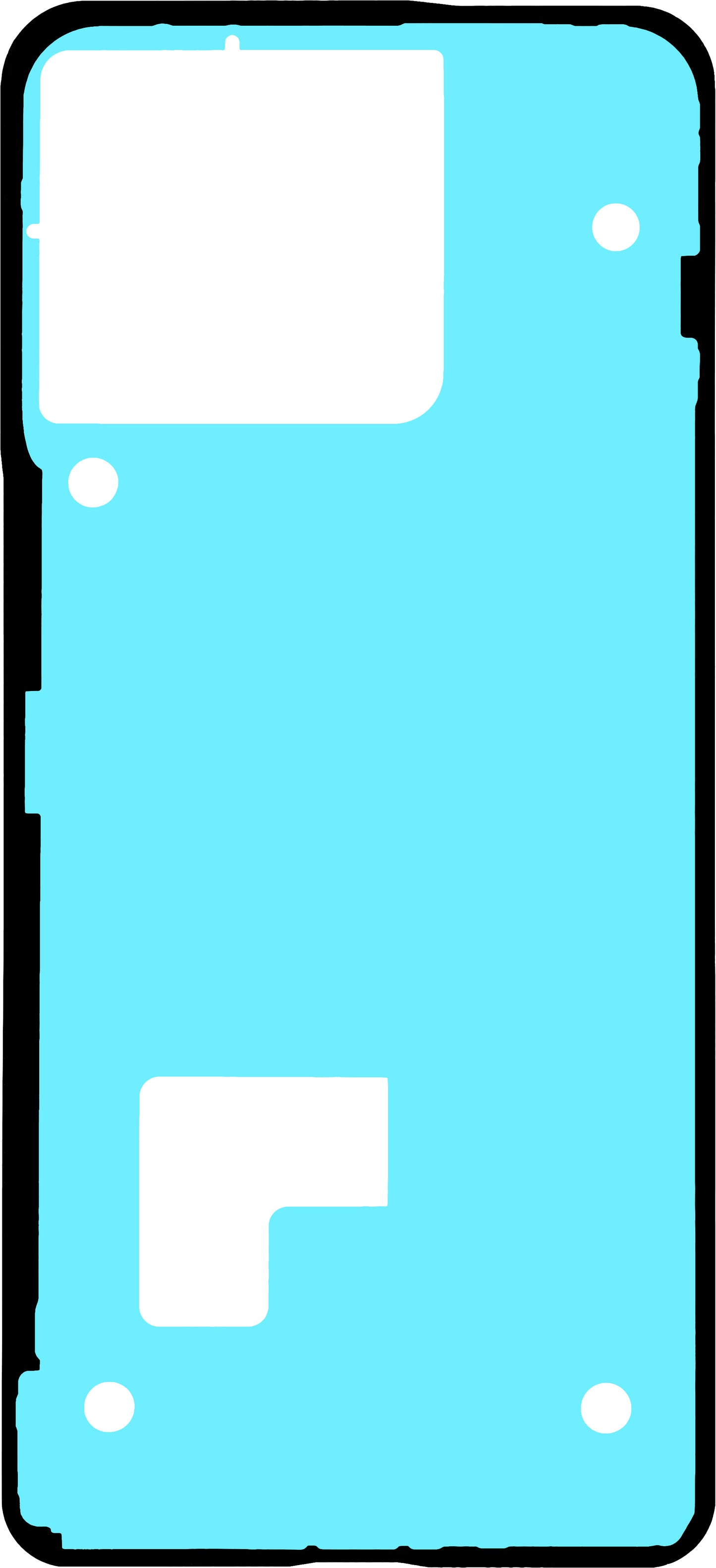 Klej do pokrywy baterii Motorola Edge 70, zestaw serwisowy 5D78C31618