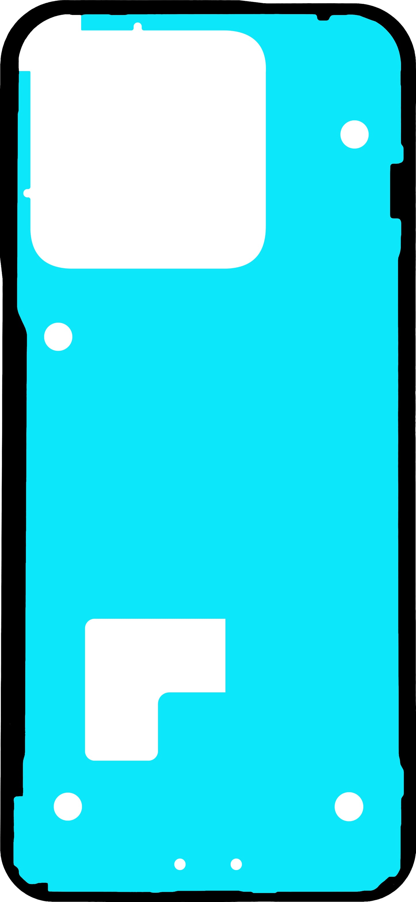 Klej do pokrywy baterii Motorola Edge 70 Pro, zestaw serwisowy 5D78C32520