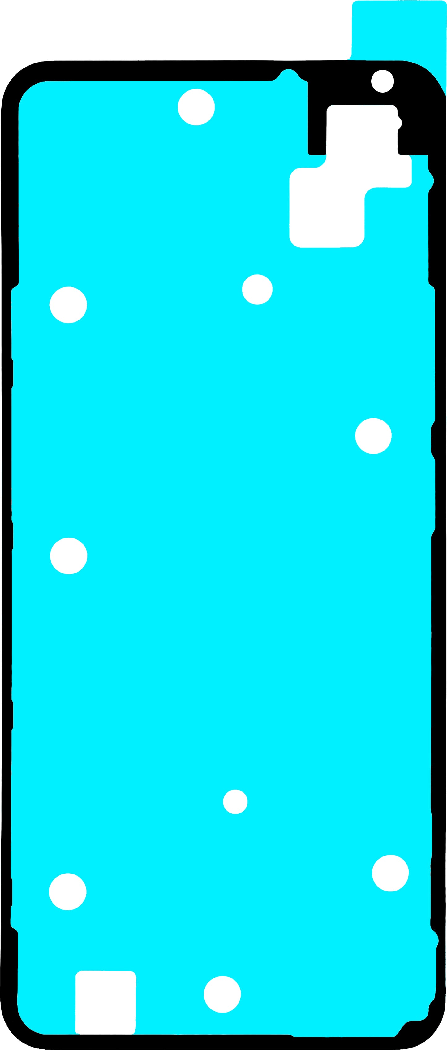 Klej do pokrywy baterii Realme Note 70T, Service Pack 612717000818