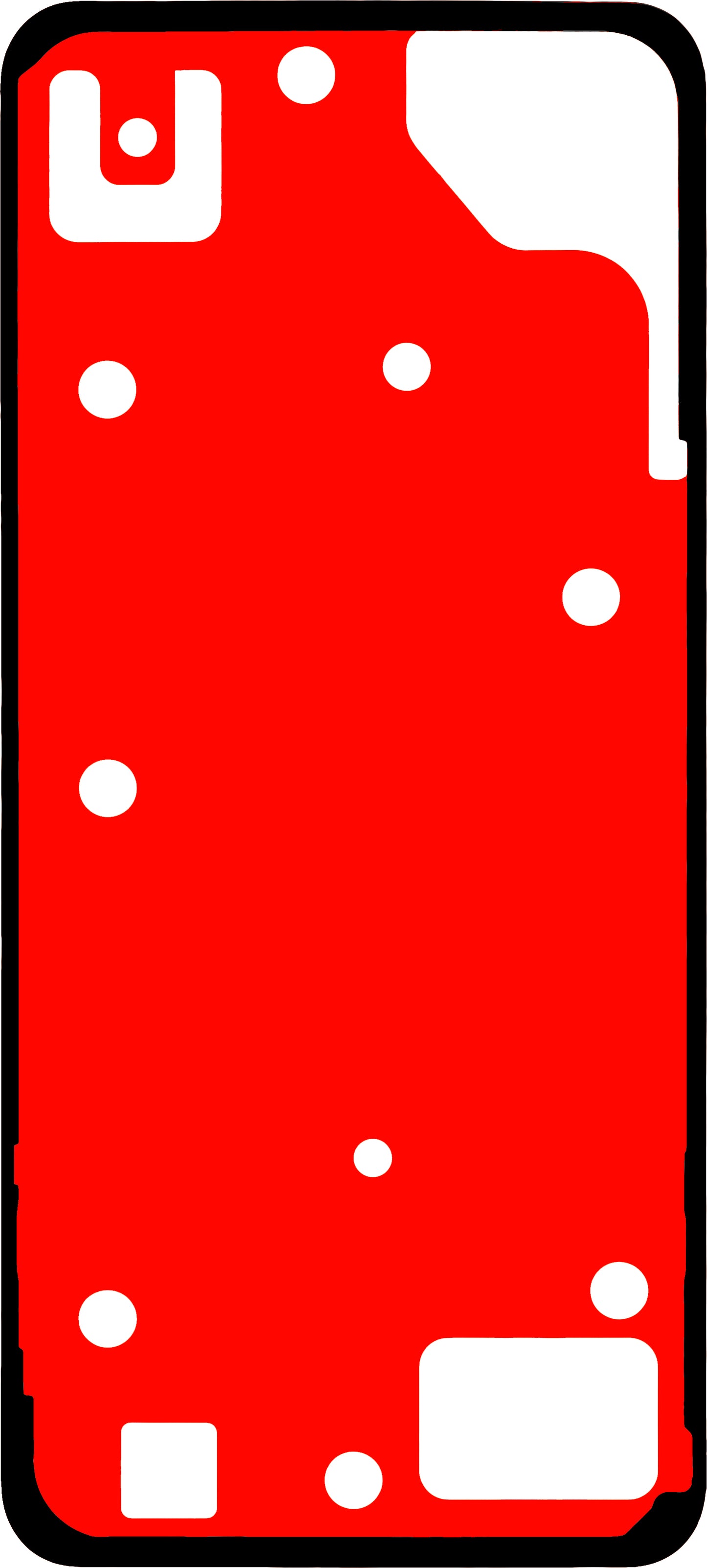 Klej do obudowy baterii Realme Note 60, Service Pack 612717000444