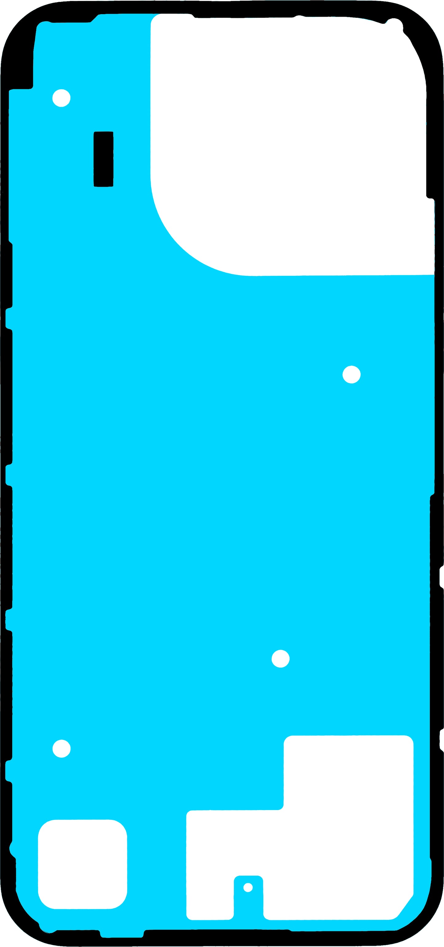 Klej do pokrywy baterii Realme 16 Pro, zestaw serwisowy 612717000999
