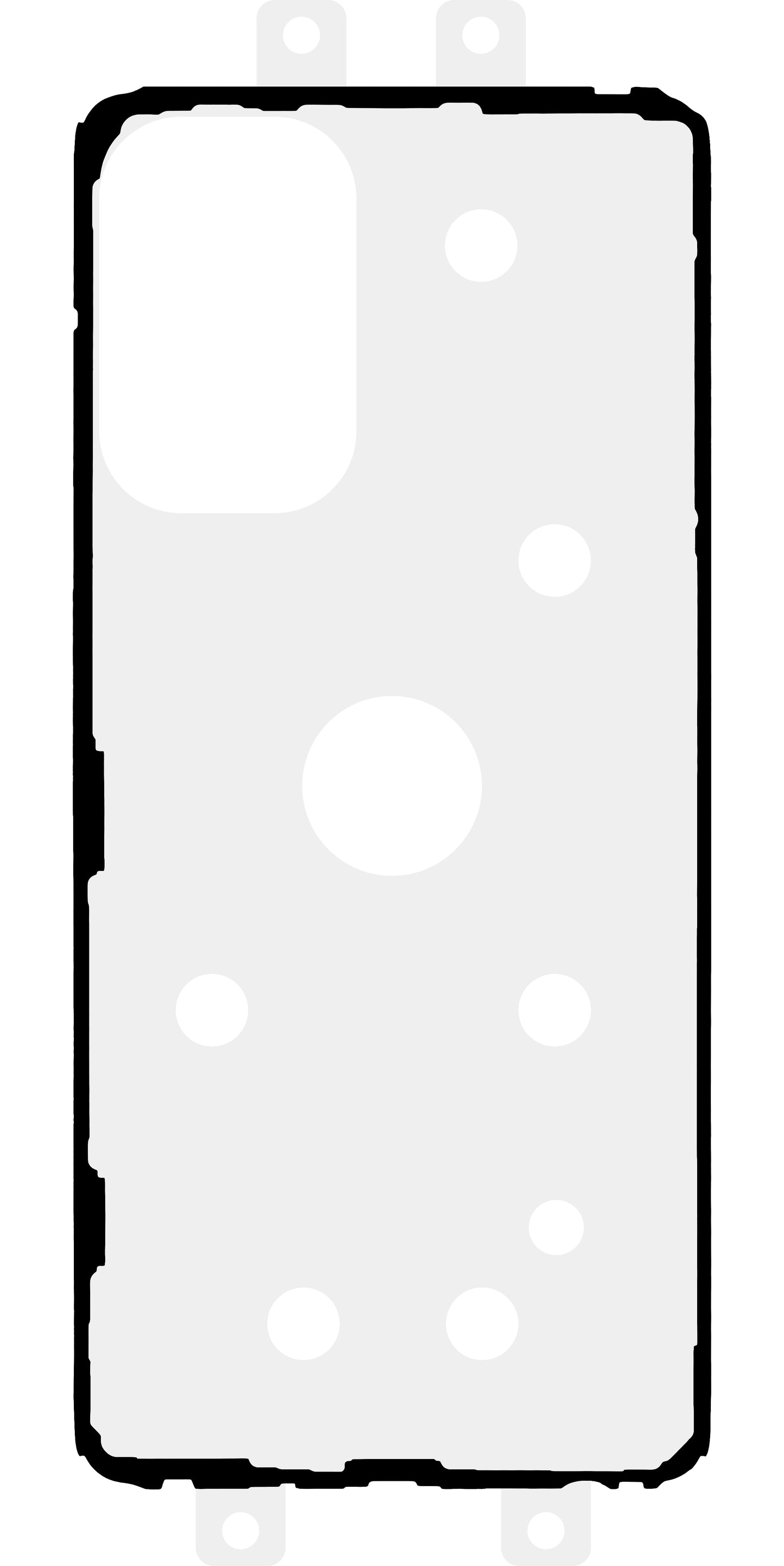 Klej do obudowy baterii Samsung Galaxy A52s 5G A528 / A52 5G A526 / A52 A525, zestaw serwisowy GH02-22419A