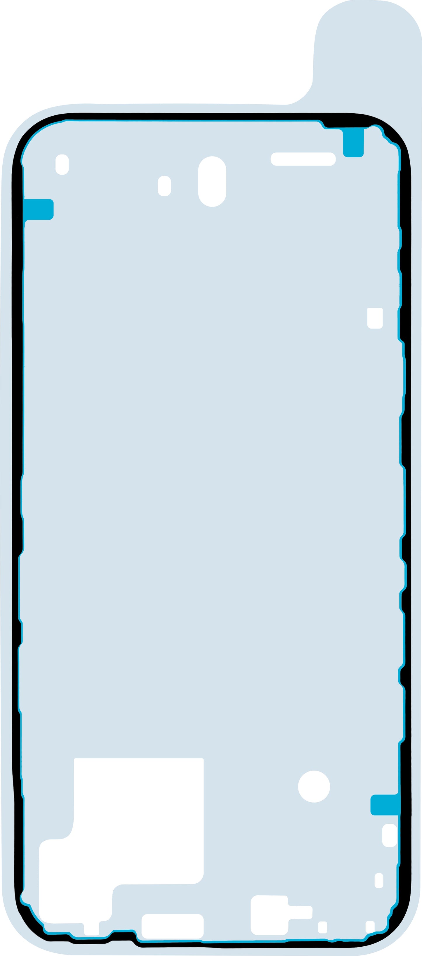 Klej do wyświetlacza Apple iPhone 14 Plus, zestaw serwisowy 923-08093