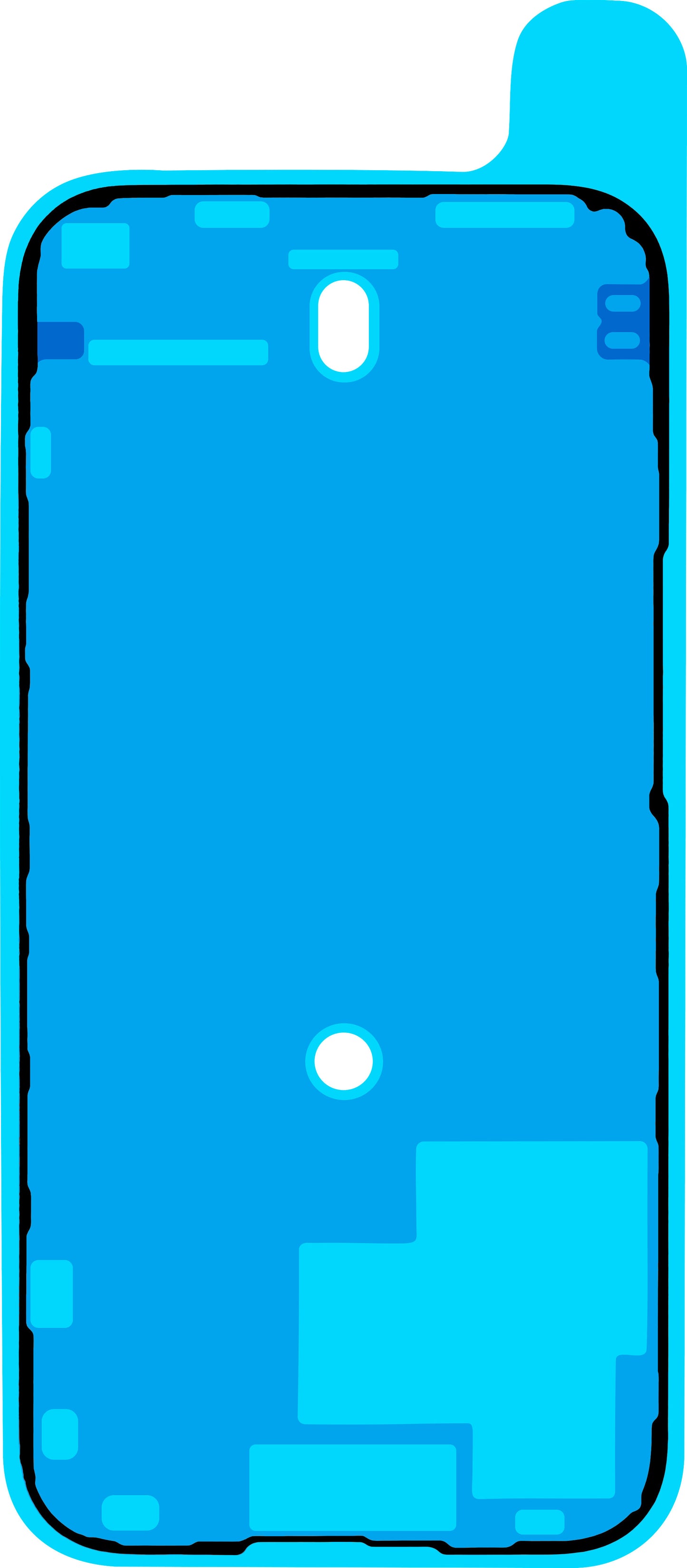 Klej do wyświetlacza Apple iPhone 15 Pro, zestaw serwisowy 923-09188