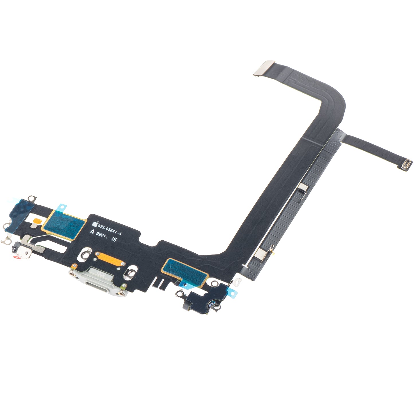 Opaska na głowę ze złączem ładowania - mikrofon Apple iPhone 13 Pro Max, srebrny