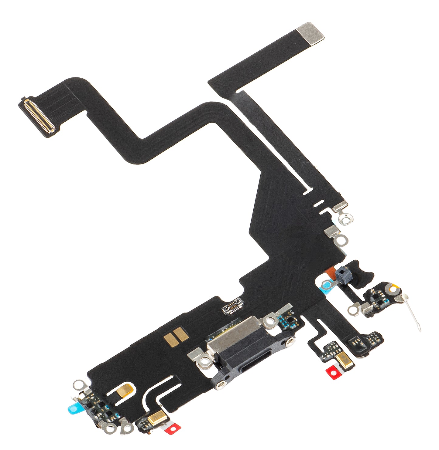 Opaska na głowę ze złączem ładowania - mikrofon Apple iPhone 14 Pro, czarny