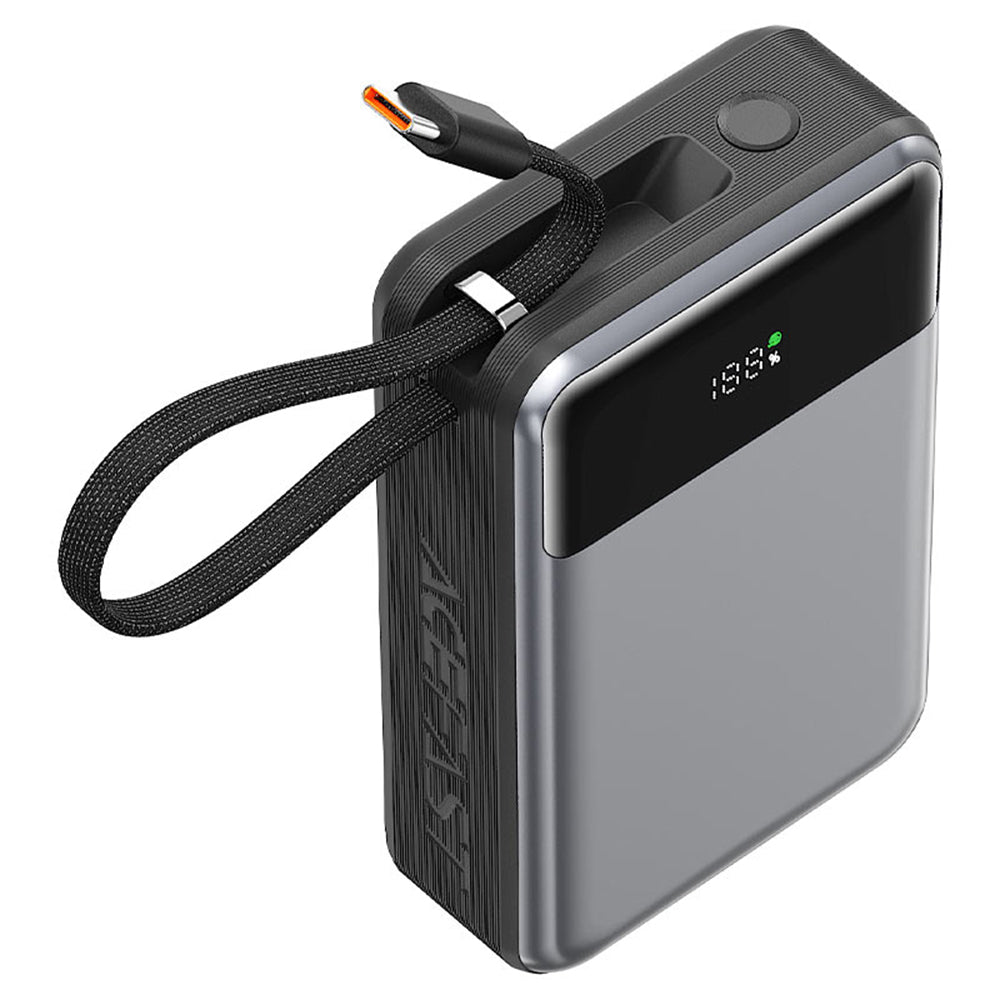 Acefast M21 External Battery, 20000mAh, 65W, QC + PD, 1 x USB-A - 2 x USB-C, Black