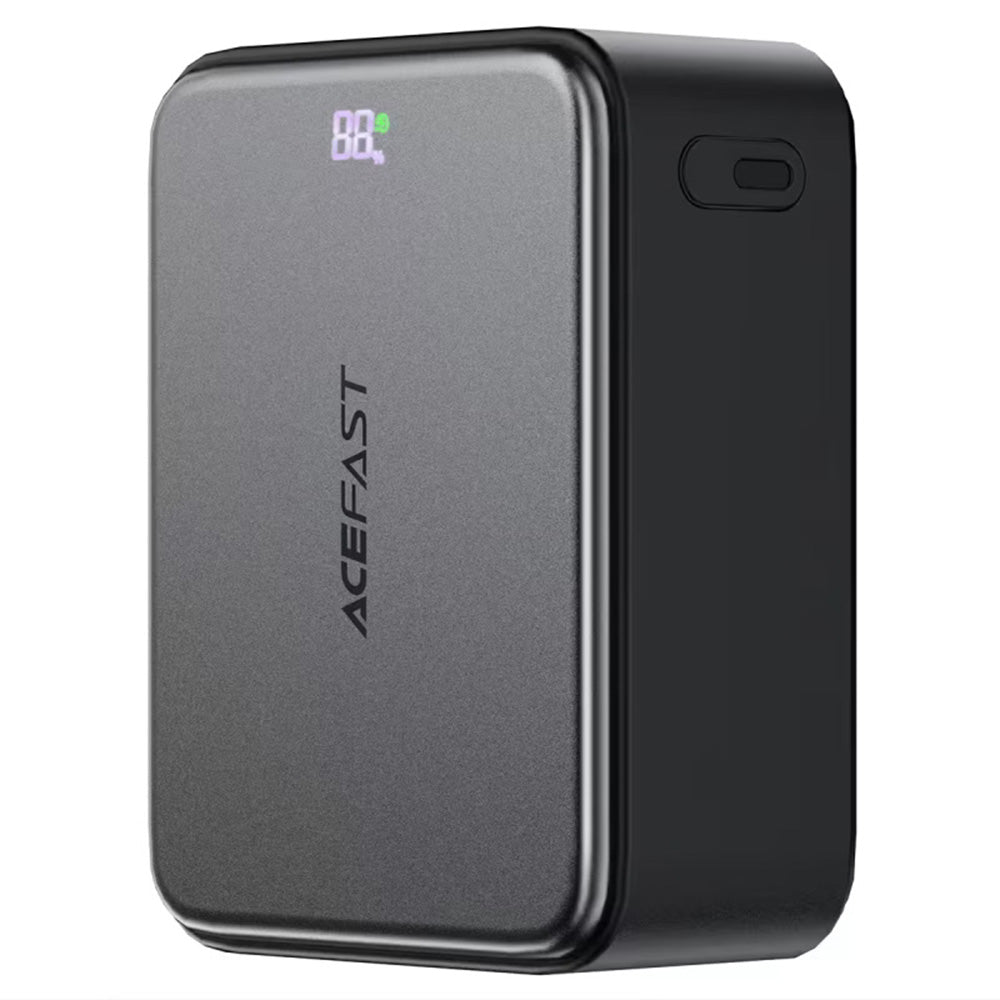 Zewnętrzna bateria Acefast M28, 10000mAh, 22.5W, QC + PD, 1 x USB-A - 2 x USB-C, Czarna