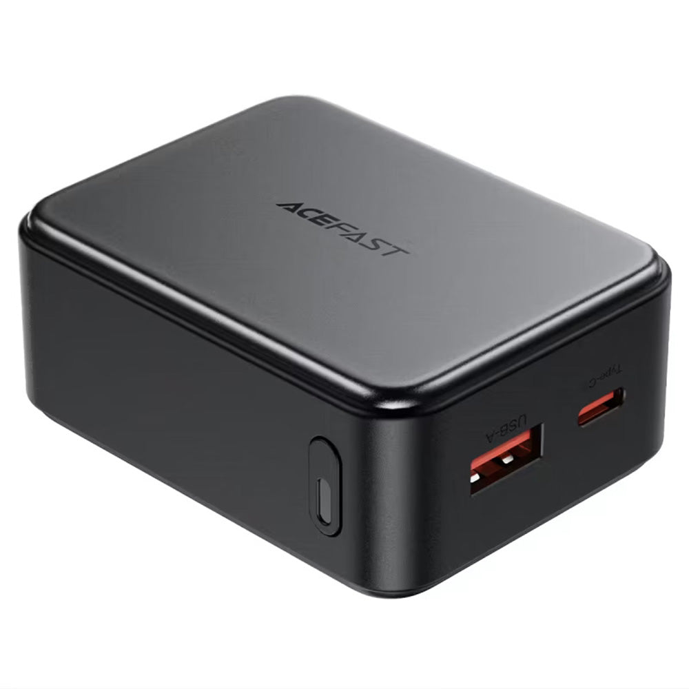 Zewnętrzna bateria Acefast M28, 10000mAh, 22.5W, QC + PD, 1 x USB-A - 2 x USB-C, Czarna