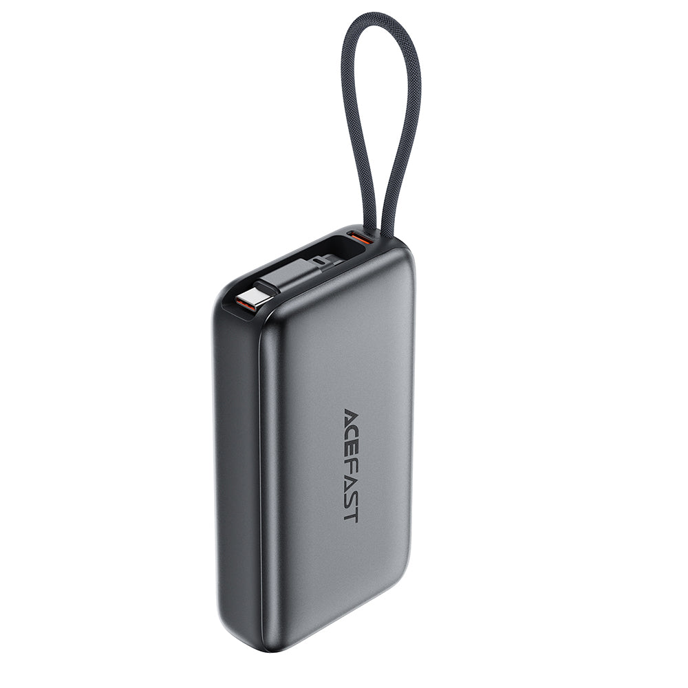 Zewnętrzna bateria Acefast M32, 10000mAh, 35W, PD, 2 x USB-C, Szara