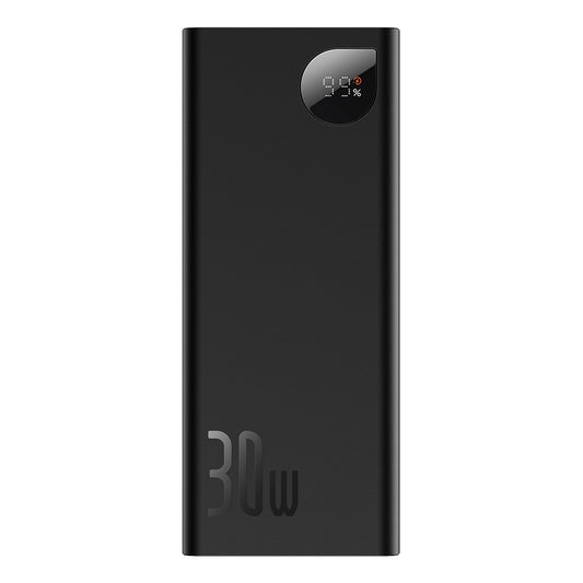 Bateria zewnętrzna Baseus Adaman, 20000 mAh, 30 W, QC + PD, 1 x USB-C - 2 x USB-A, czarna PPAD030001 PPAD030001