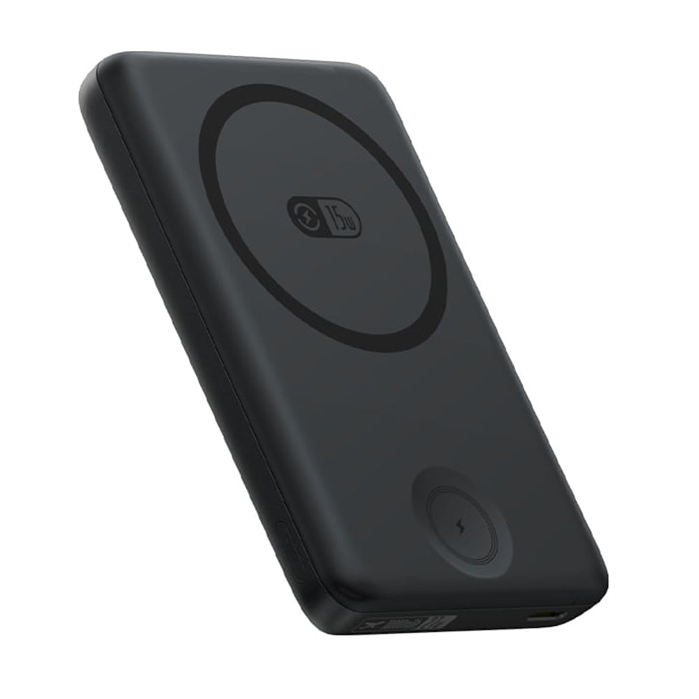 Zewnętrzna bateria Baseus Bank EnerFill FT11, 10000mAh, 27W, PD + QI + FQI, 2 x QI - 1 x USB-C, Czarna P1008210G123-00