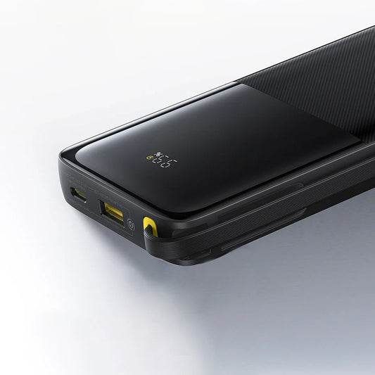 Zewnętrzna bateria Baseus Bipow 2, 10000mAh, 20W, QC + PD, 1 x USB-A - 2 x USB-C, Czarna P10077101113-00
