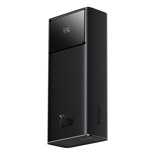 Zewnętrzna bateria Baseus EnerFill FP41, 30000mAh, 22.5W, QC + PD, 1 x USB-C - 2 x USB-A, Czarna