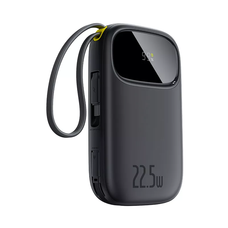 Baseus EnerFill FC31 External Battery, 20000mAh, 22.5W, QC + PD, 1 x Lightning - 1 x USB-A - 2 x USB-C, Black P10082107123-00