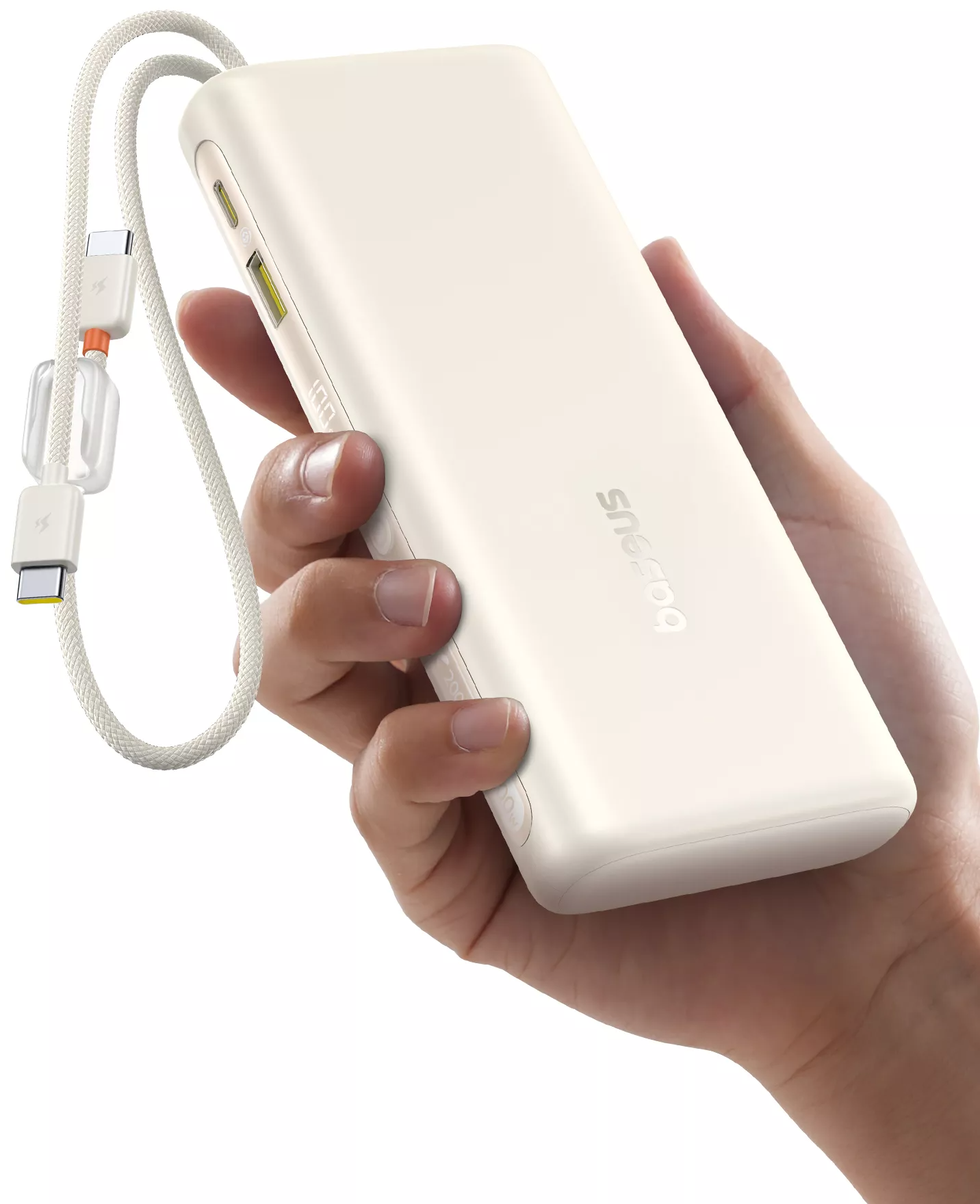 Powerbank Baseus EnerFill FC41, 20000mAh, 100W, QC + PD, 1 x USB-A - 3 x USB-C, Biały E0028N04