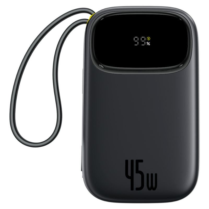 Powerbank Baseus EnerFill FC31 Qpow 3, 10000mAh, 45W, QC + PD, 1 x USB-A - 3 x USB-C, Czarny P10082102123-00