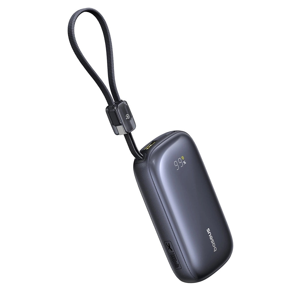 Zewnętrzna bateria Baseus EnerFill FC21 Qpow 3 Ultra, 10000mAh, 45W, QC + PD, 1 x USB-A - 1 x USB-C, Czarna E0027Q00
