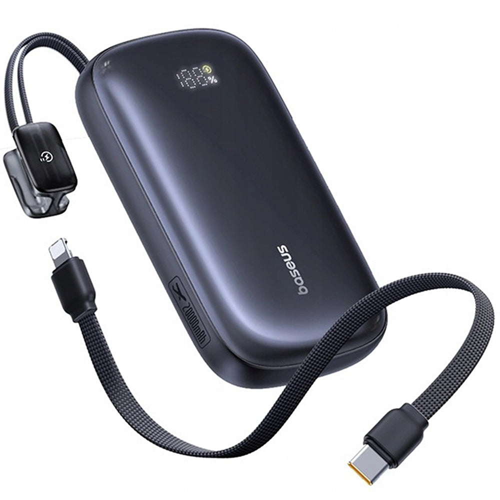 Zewnętrzna bateria Baseus EnerFill FC21 Qpow 3 Ultra, 20000mAh, 22.5W, QC + PD, 1 x USB-A - 1 x USB-C, Czarna E0027M00