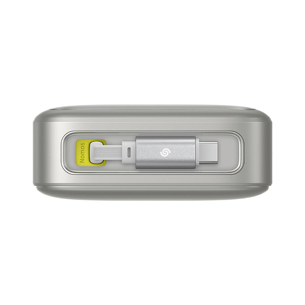 Zewnętrzna bateria Baseus Free2Pull, 20000mAh, 65W, PD, 2 x USB-C, Szara P10073700843-00