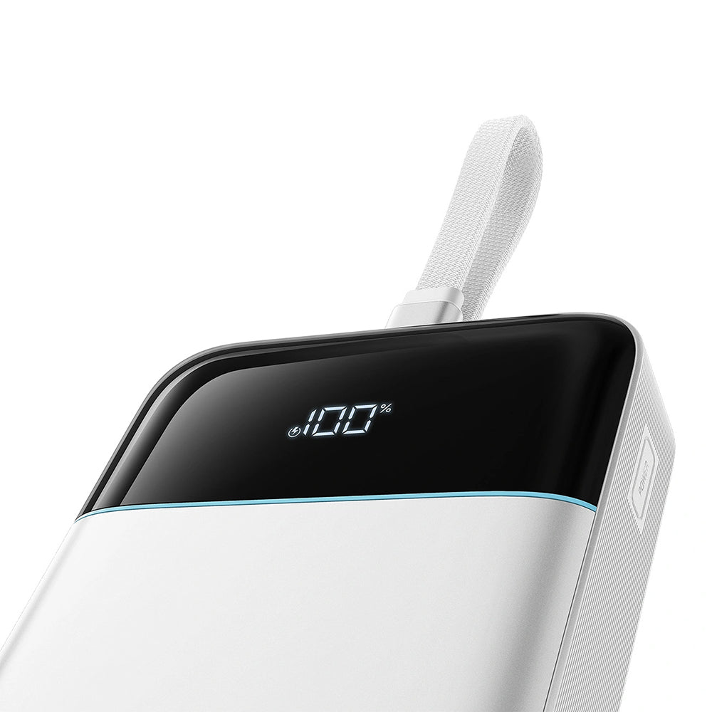 Powerbank Cuktech LPB252N, 25000 mAh, 120 W, QC + PD, 1 × USB-A – 2 × USB-C, biały