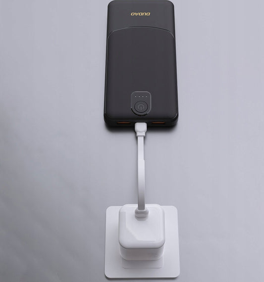Zewnętrzna bateria Dudao K10Pro, 20000mAh, 12W, 2 x USB-A, Czarna