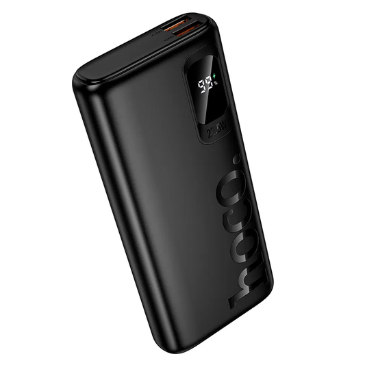 Powerbank HOCO J158 Pro, 10000mAh, 22,5W, QC + PD, 1 x USB-C - 2 x USB-A, Czarny