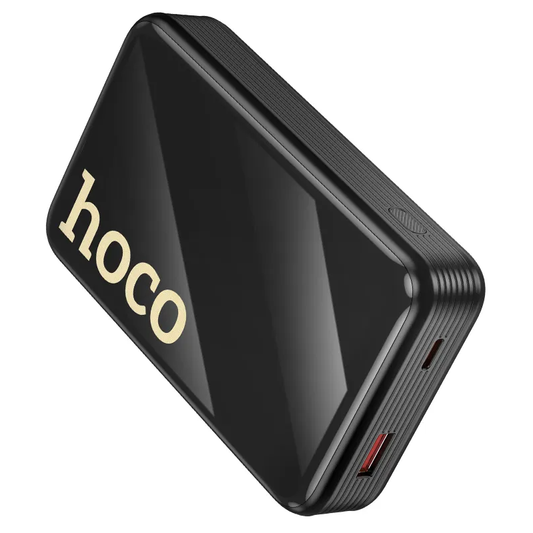Powerbank HOCO Q37A, 20000mAh, 22,5W, QC + PD, 1 x Lightning - 1 x USB-A - 2 x USB-C, Czarny