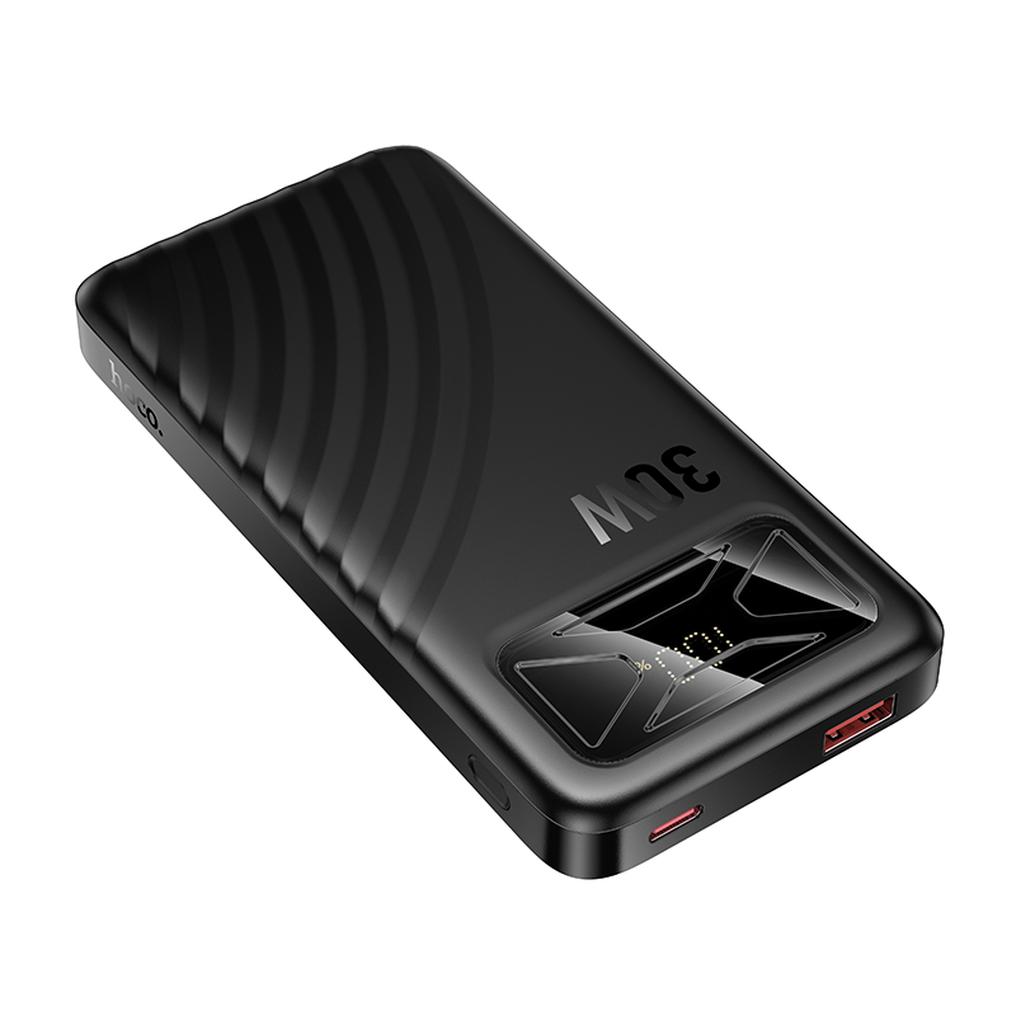 Powerbank HOCO Q42, 10000 mAh, 30 W, QC + PD, 1 × USB-A – 1 × USB-C, czarny
