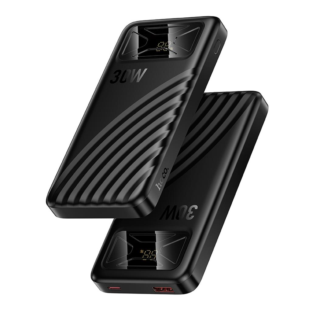 Powerbank HOCO Q42, 10000 mAh, 30 W, QC + PD, 1 × USB-A – 1 × USB-C, czarny