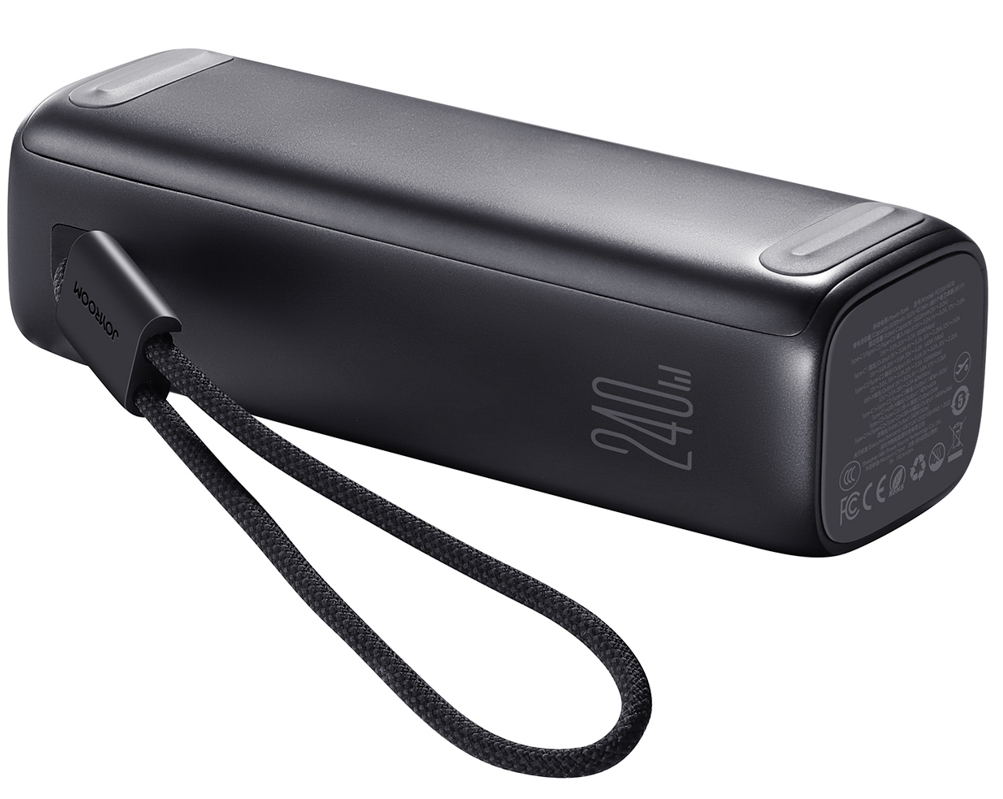 Powerbank Joyroom PODIX PR70, 25000 mAh, 240 W, QC + PD, 1 × USB-A – 3 × USB-C, czarny
