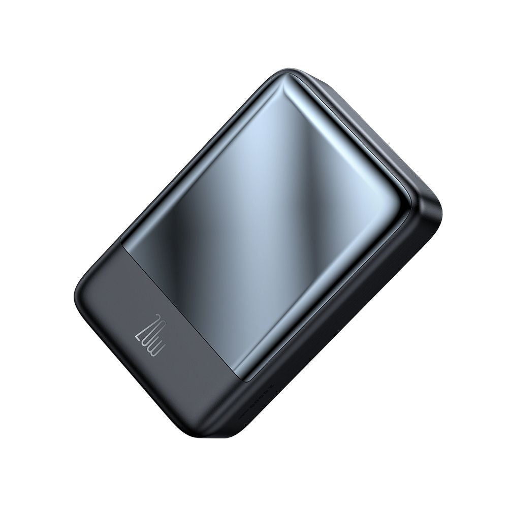Zewnętrzna bateria bezprzewodowa McDodo MC-5021 Ambilight, 20000mAh, 20W, PD + FQI, 1 x QI - 1 x USB-C, Czarna