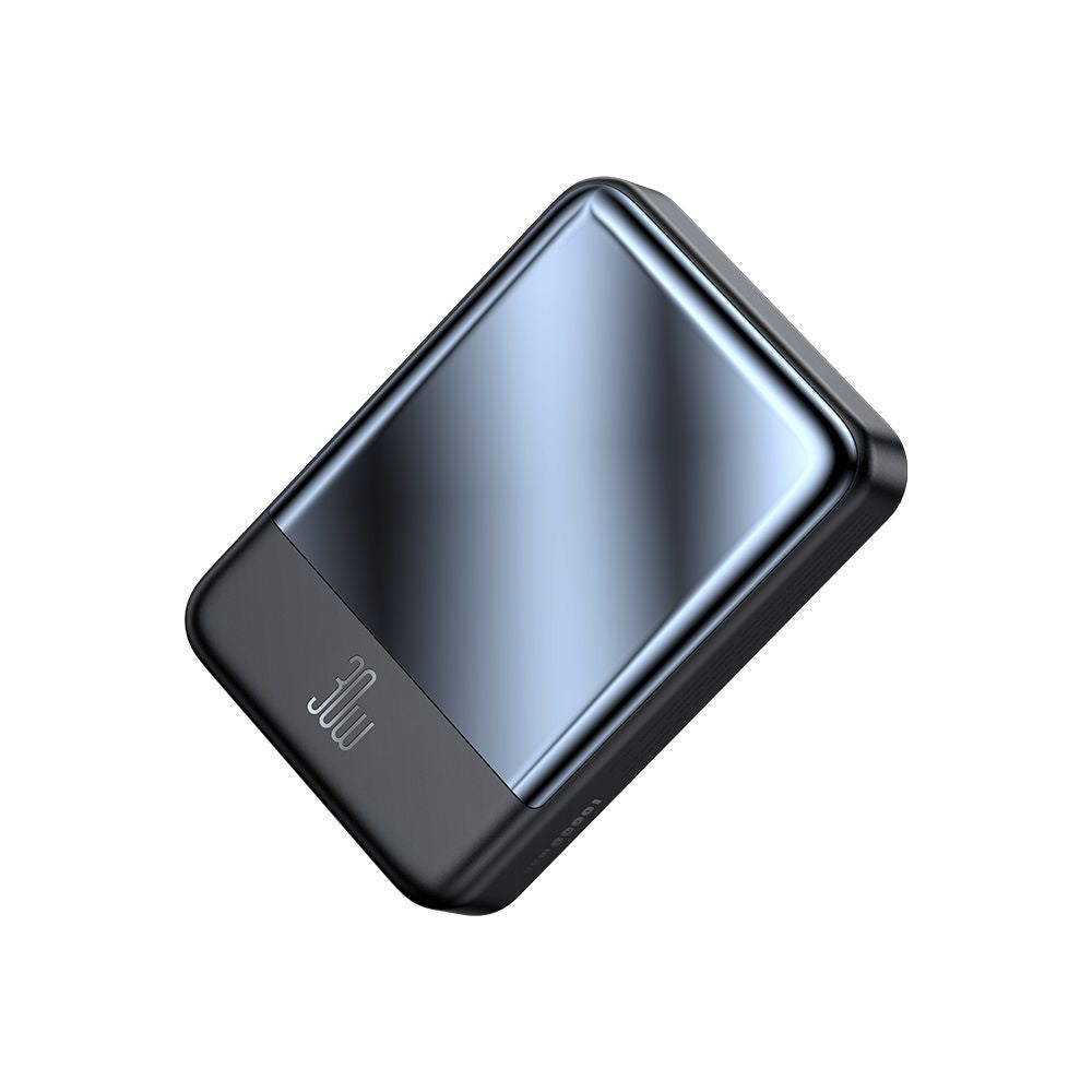 Zewnętrzna bateria bezprzewodowa McDodo MC-5931 Ambilight, 10000mAh, 30W, PD + FQI, 1 x QI - 1 x USB-C, Czarna