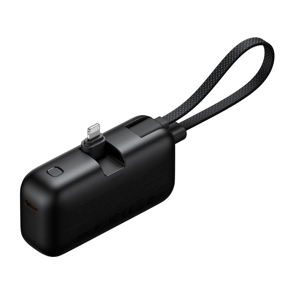 Zewnętrzna bateria McDodo MC-7800 Freekit, 5000mAh, 22.5W, PD, 1 x Lightning - 2 x USB-C, Czarna